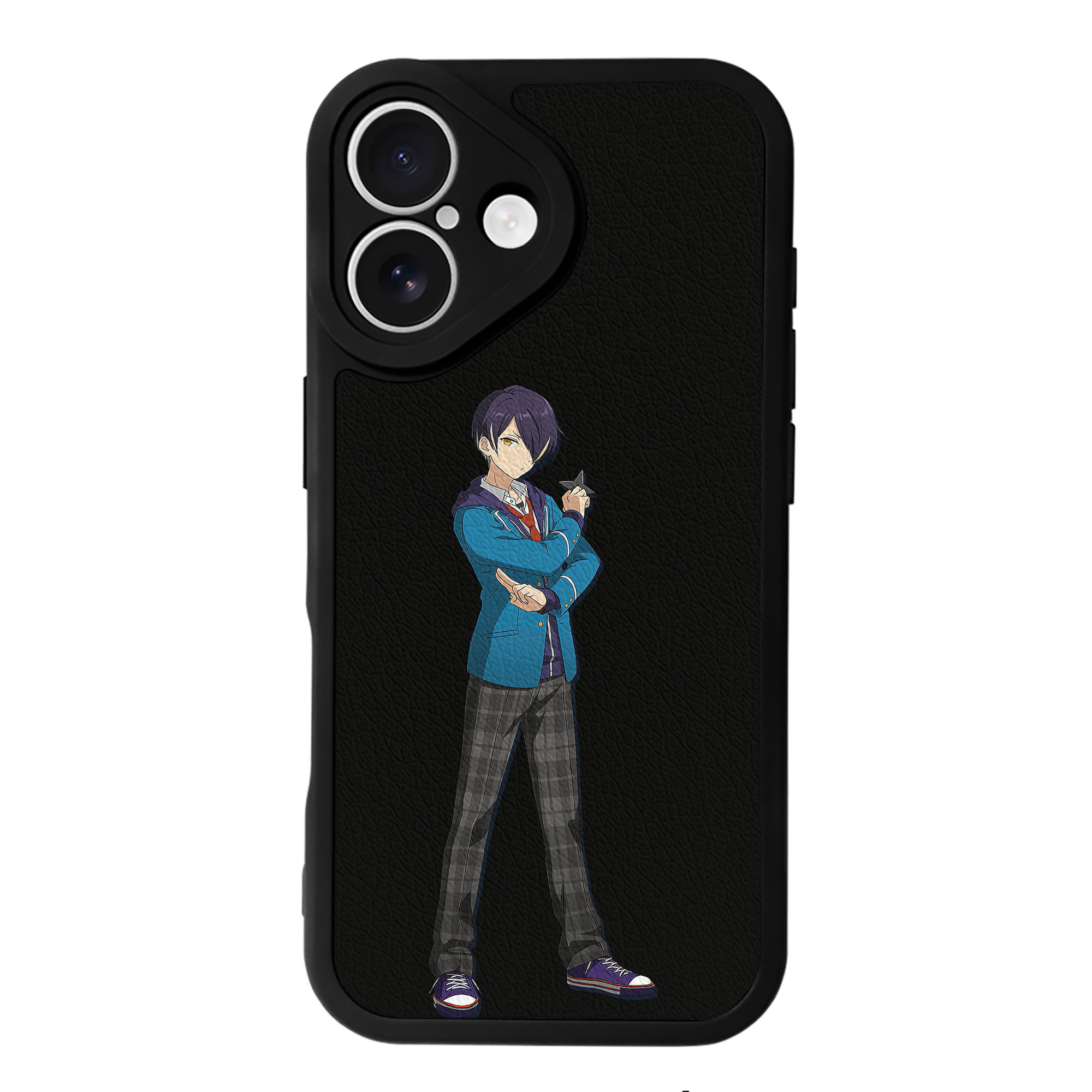 （画像用） あんさんぶるスターズ! Ensemble Stars 【iPhone 16シリーズ対応】シリコンスマホケース（レザー調） 材質：シリコン